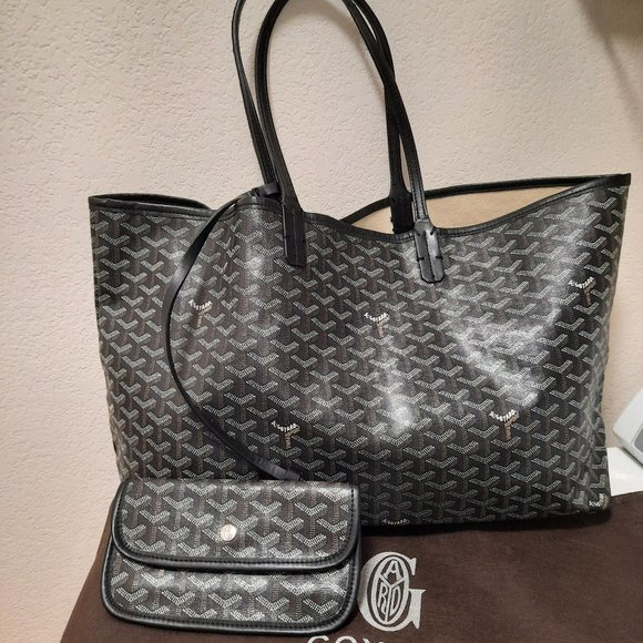 Goyard Handbags - Goyard Saint Louis GM Tote - black